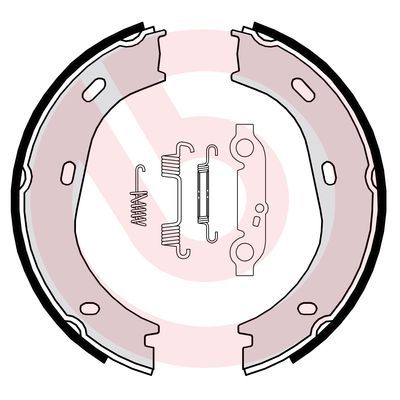 Гальмівні колодки ручника (барабанні) BREMBO S50501 - zapix