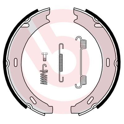 Гальмівні колодки ручника (барабанні) BREMBO S50502 - zapix