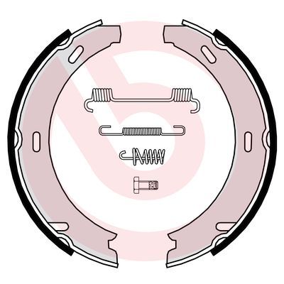 Гальмівні колодки ручника (барабанні) BREMBO S50507 - zapix