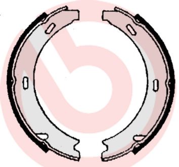 Гальмівні колодки ручника (барабанні) BREMBO S50508 - zapix