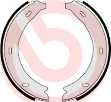 Гальмівні колодки ручника (барабанні) BREMBO S50509 - zapix