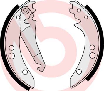 Гальмівні колодки ручника (барабанні) BREMBO S50514 - zapix