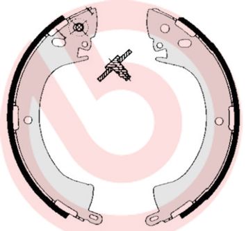 Гальмівні колодки ручника (барабанні) BREMBO S54506 - zapix