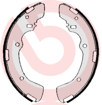 Гальмівні колодки ручника (барабанні) BREMBO S54511 - zapix