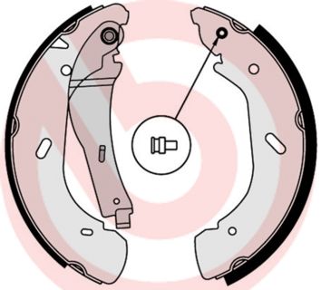 Гальмівні колодки ручника (барабанні) BREMBO S56513 - zapix