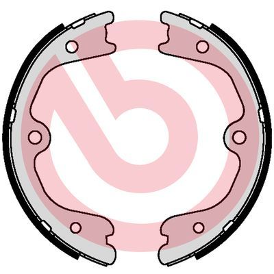 Гальмівні колодки ручника (барабанні) BREMBO S56552 - zapix