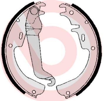 Гальмівні колодки ручника (барабанні) BREMBO S59504 - zapix