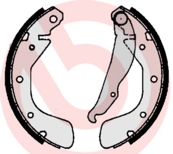 Гальмівні колодки ручника (барабанні) BREMBO S59511 - zapix