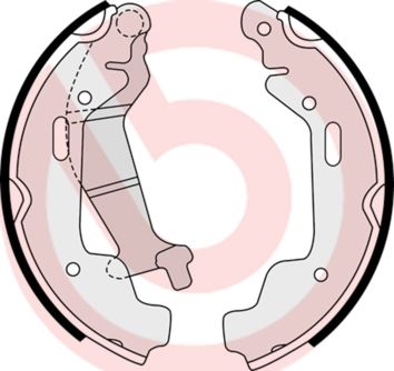 Гальмівні колодки ручника (барабанні) BREMBO S59516 - zapix
