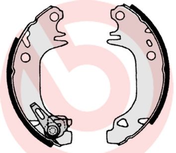 Гальмівні колодки ручника (барабанні) BREMBO S61513 - zapix