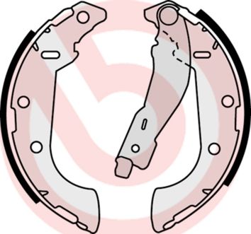 Гальмівні колодки ручника (барабанні) BREMBO S61521 - zapix