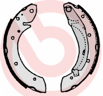 Гальмівні колодки ручника (барабанні) BREMBO S61522 - zapix