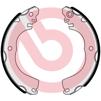 Гальмівні колодки ручника (барабанні) BREMBO S61543 - zapix