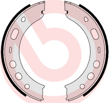 Гальмівні колодки ручника (барабанні) BREMBO S65503 - zapix