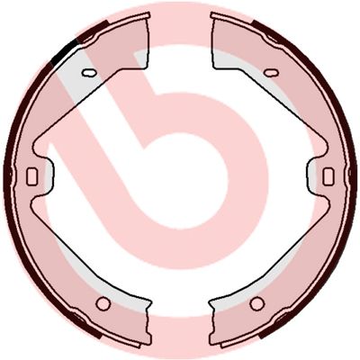Гальмівні колодки ручника (барабанні) BREMBO S65505 - zapix