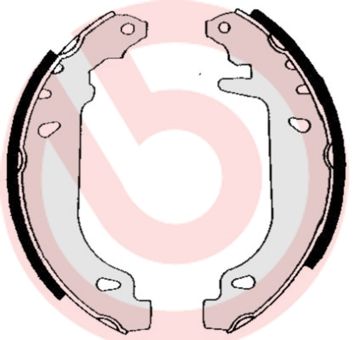Гальмівні колодки ручника (барабанні) BREMBO S68520 - zapix