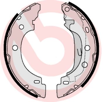 Гальмівні колодки ручника (барабанні) BREMBO S68523 - zapix