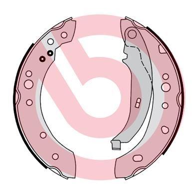 Гальмівні колодки ручника (барабанні) BREMBO S68547 - zapix