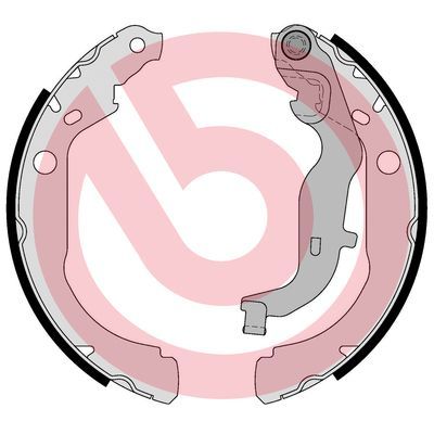 Гальмівні колодки ручника (барабанні) BREMBO S68549 - zapix