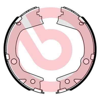 Гальмівні колодки ручника (барабанні) BREMBO S77001 - zapix