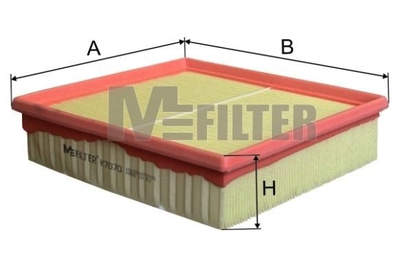 Повітряний фільтр MFILTER K7070 - zapix
