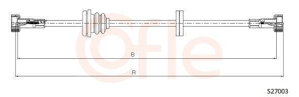 Трос спідометра COFLE S27003 - zapix