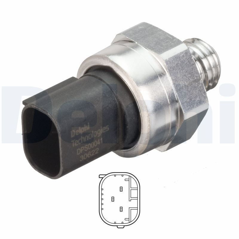 Датчик тиску відпрацьованих газів DELPHI DPS0004112B1 - zapix