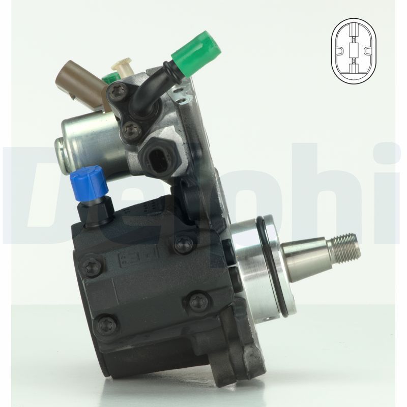 Паливний насос високого тиску (ПНВТ) DELPHI HRP716 - zapix