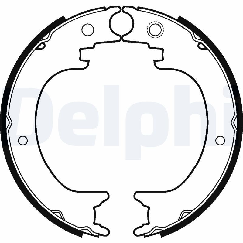 Гальмівні колодки ручника (барабанні) DELPHI LS2121 - zapix