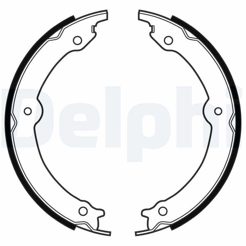 Гальмівні колодки ручника (барабанні) DELPHI LS2152 - zapix