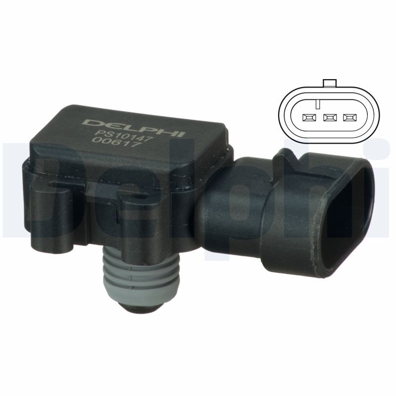 Датчик тиску наддува DELPHI PS10147 - zapix