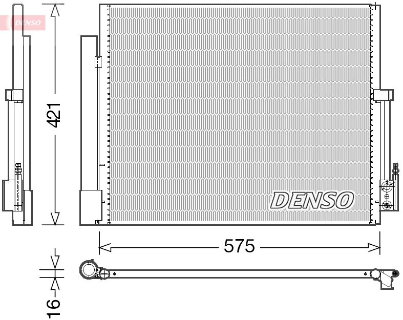 Радіатор кондиціонера DENSO DCN20036 - zapix