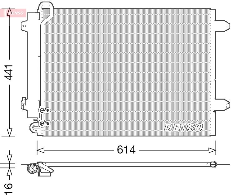 Радіатор кондиціонера DENSO DCN32008 - zapix