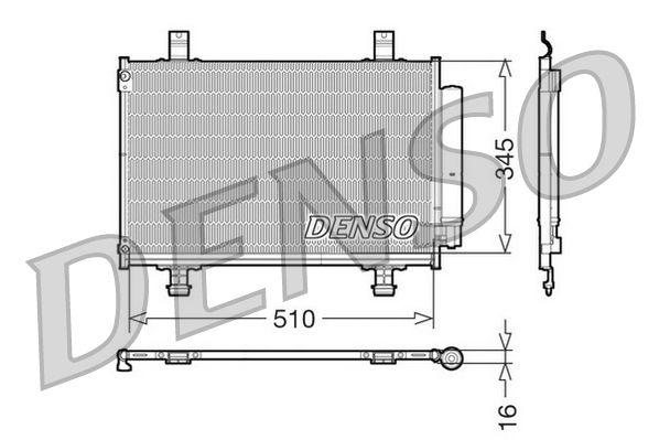 Радіатор кондиціонера DENSO DCN47010 - zapix