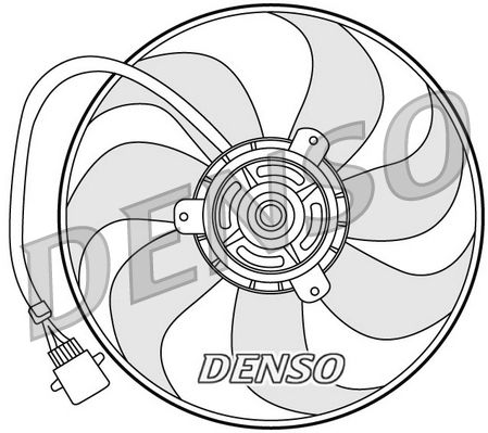 Вентилятор системи охолодження DENSO DER32006 - zapix