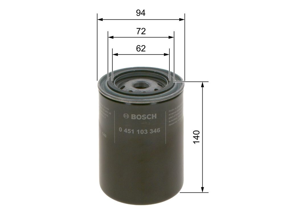 Оливний фільтр BOSCH 0451103346 - zapix