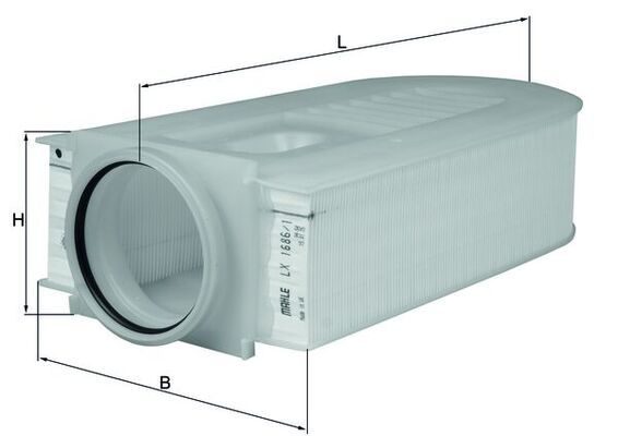Повітряний фільтр MAHLE LX16861 - zapix