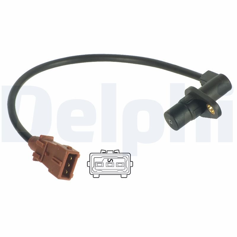 Датчик положення колінчастого валу DELPHI SS1073612B1 - zapix