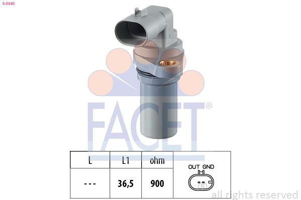 Датчик положення колінчастого валу FACET 90440 - zapix