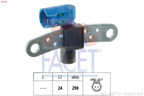 Датчик положення колінчастого валу FACET 90540 - zapix