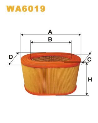 Повітряний фільтр WIX FILTERS WA6019 - zapix