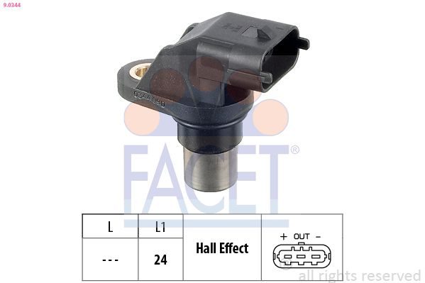 Датчик положення колінчастого валу FACET 90344 - zapix