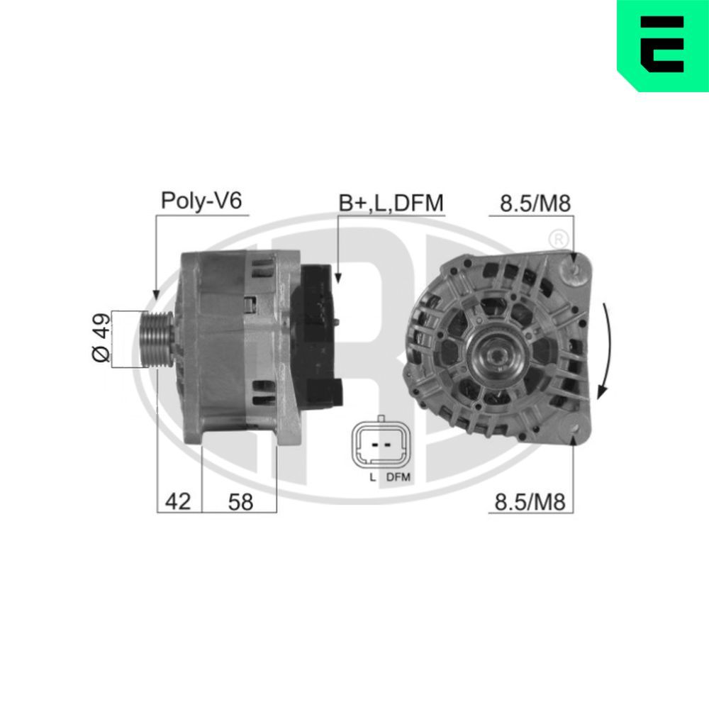 Генератор ERA 210390A - zapix