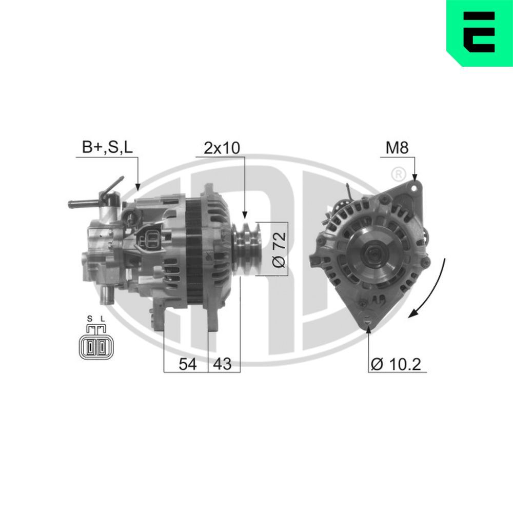 Генератор ERA 210595A - zapix