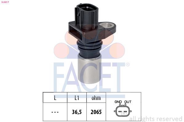Датчик положення колінчастого валу FACET 90417 - zapix