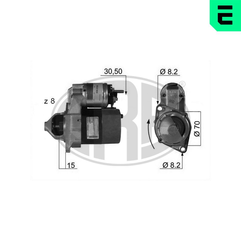 Стартер ERA 220027A - zapix