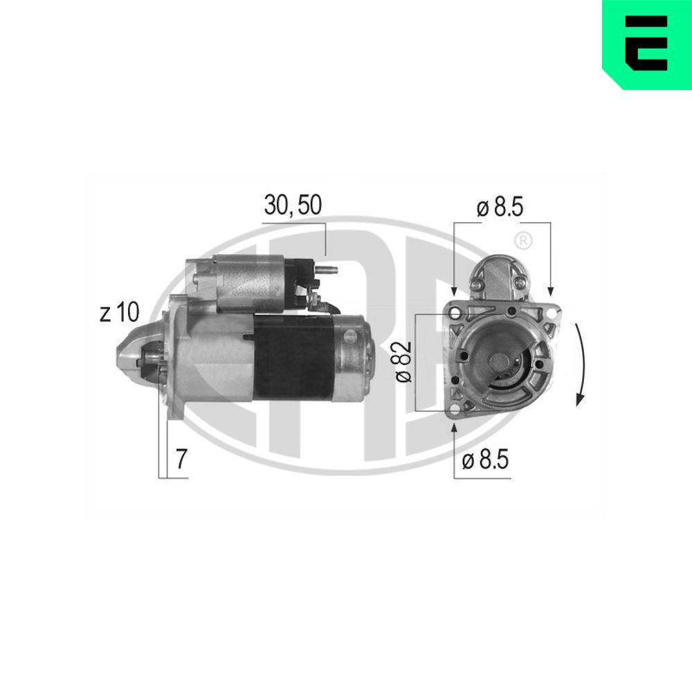Стартер ERA 220643A - zapix