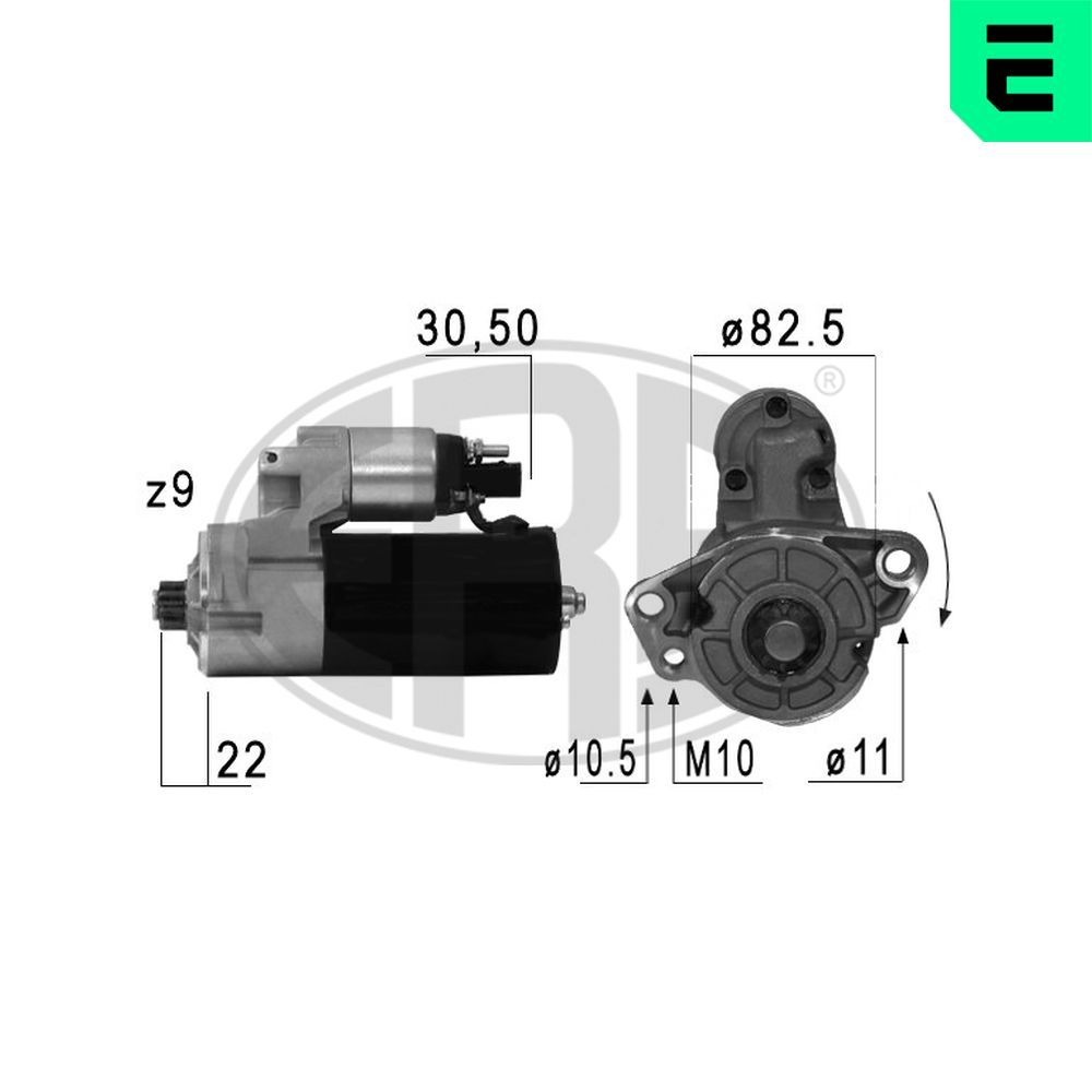 Стартер ERA 220683A - zapix