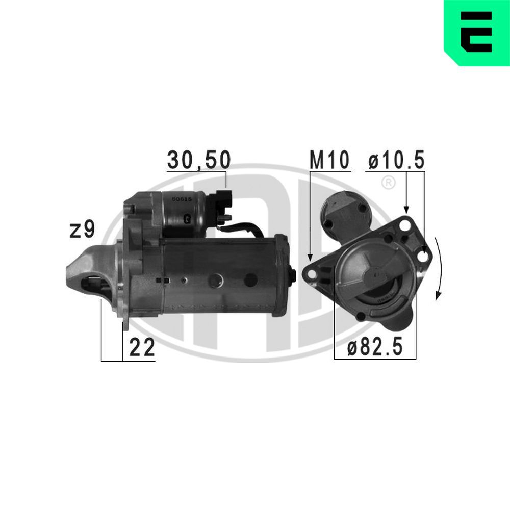 Стартер ERA 220712A - zapix