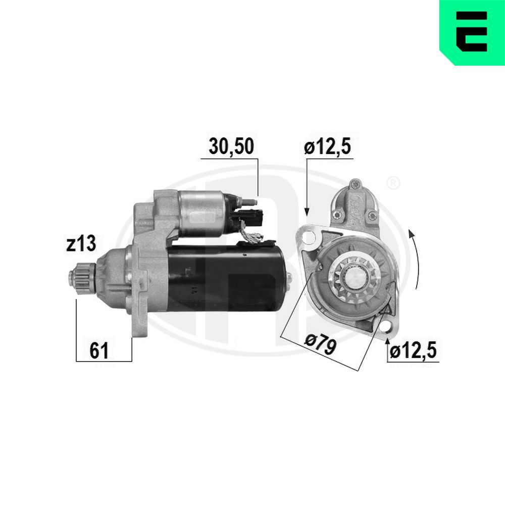 Стартер ERA 220757A - zapix
